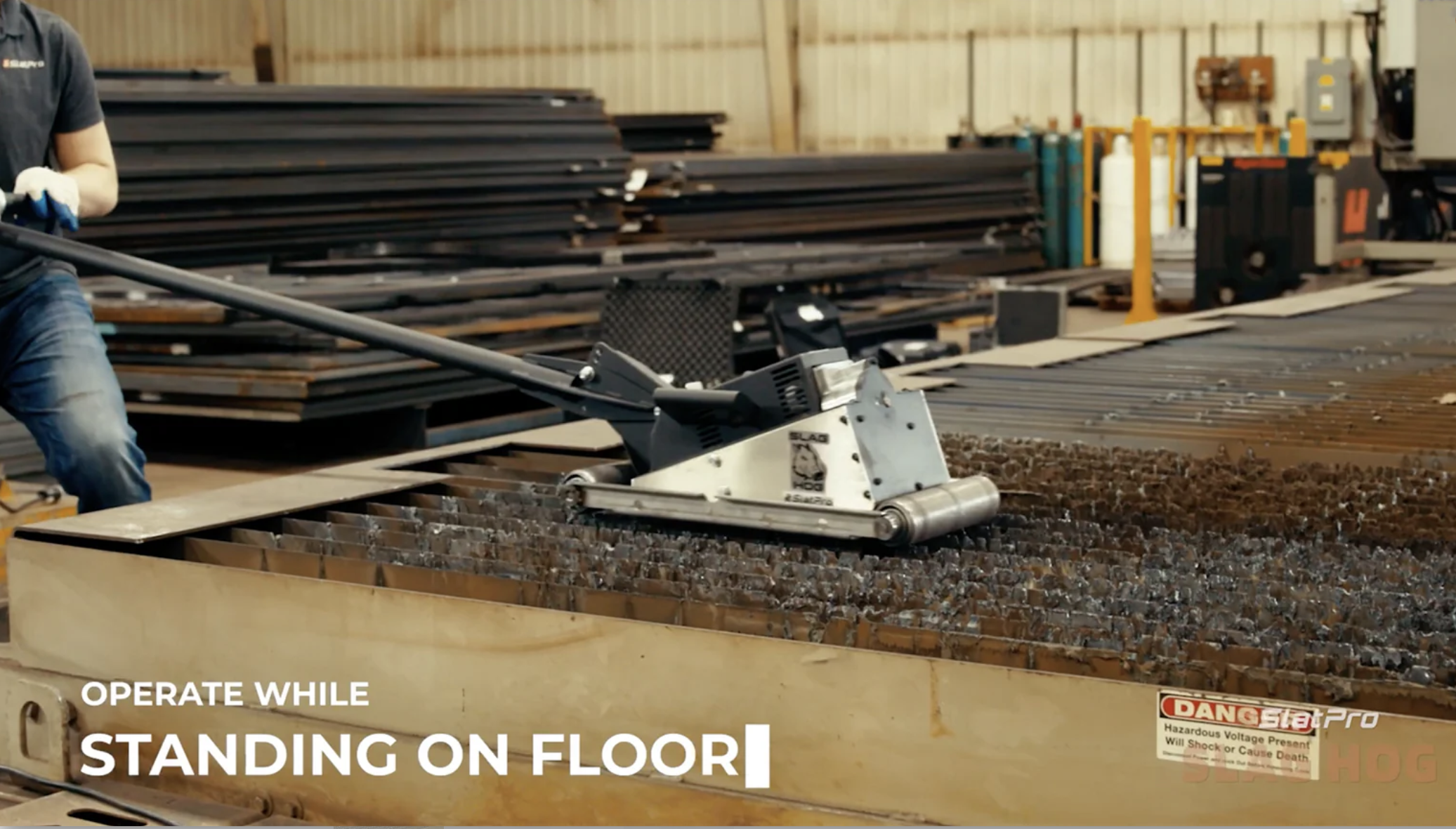 SLAG HOG FOR PLASMA TABLES